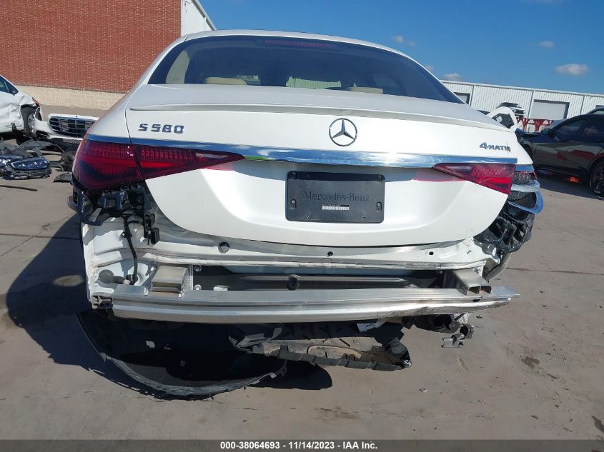 2022 MERCEDES-BENZ S 580 4MATIC - W1K6G7GB1NA126865