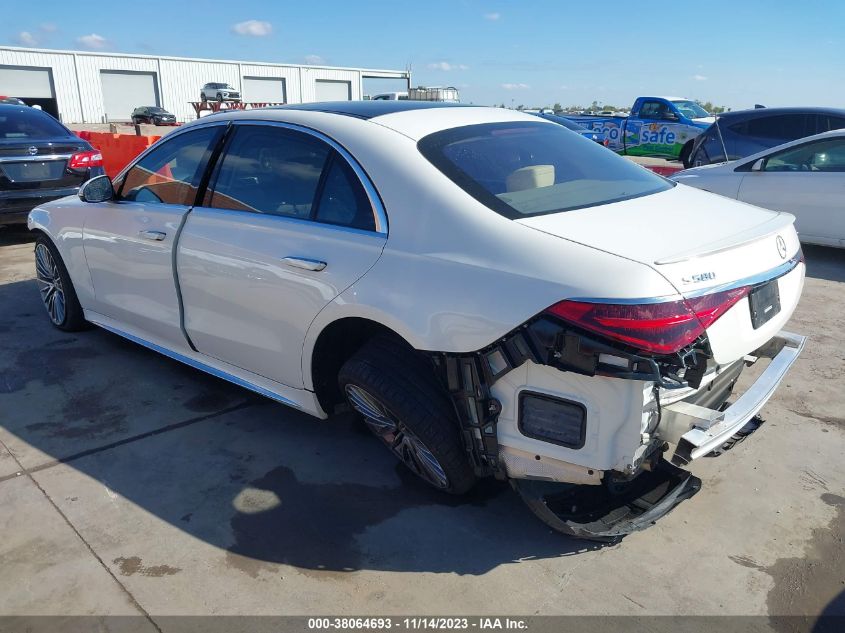 2022 MERCEDES-BENZ S 580 4MATIC - W1K6G7GB1NA126865