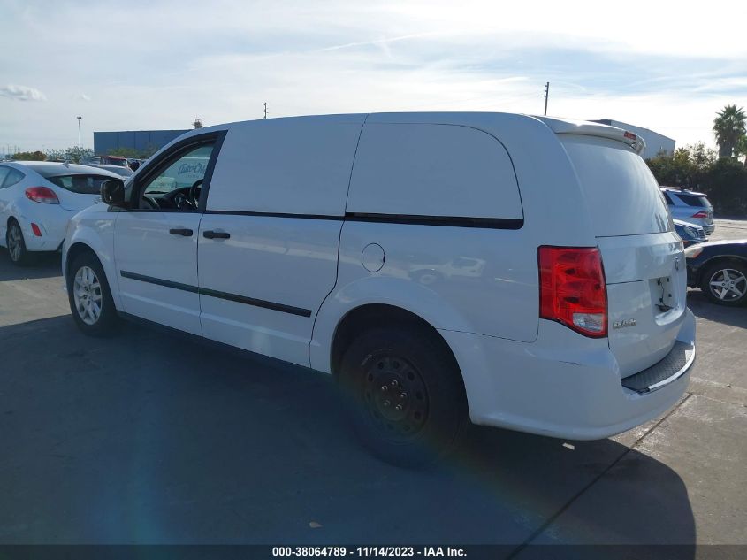 2014 RAM CARGO VAN TRADESMAN 2C4JRGAG2ER283898