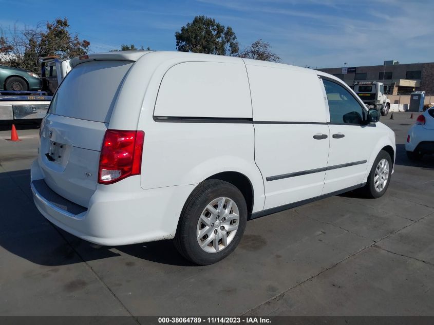 2014 RAM CARGO VAN TRADESMAN 2C4JRGAG2ER283898