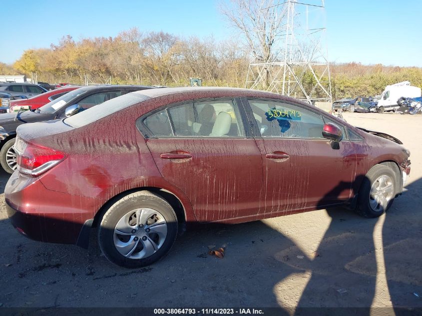 2013 HONDA CIVIC LX - 19XFB2F55DE038422