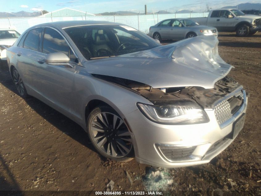 VIN 3LN6L5F96KR621228 Lincoln MKZ RESERVE II 2019