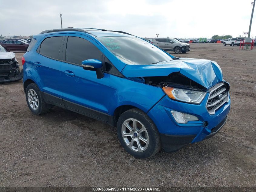 2018 FORD ECOSPORT SE - MAJ3P1TE6JC179172