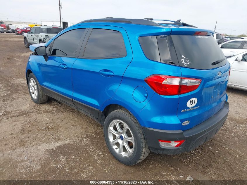 2018 FORD ECOSPORT SE - MAJ3P1TE6JC179172