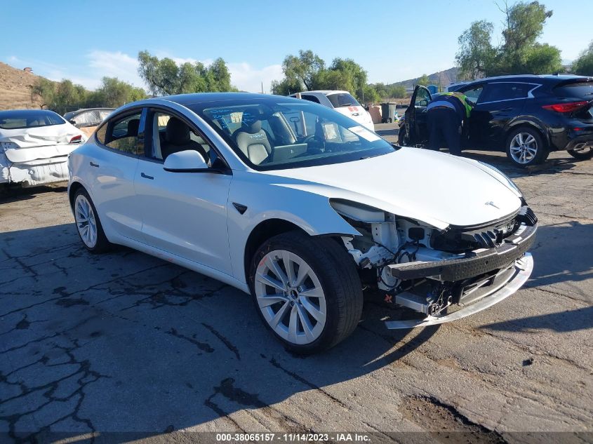 5YJ3E1EA2MF051383 TESLA MODEL 3 STANDARD RANGE PLUS 2021