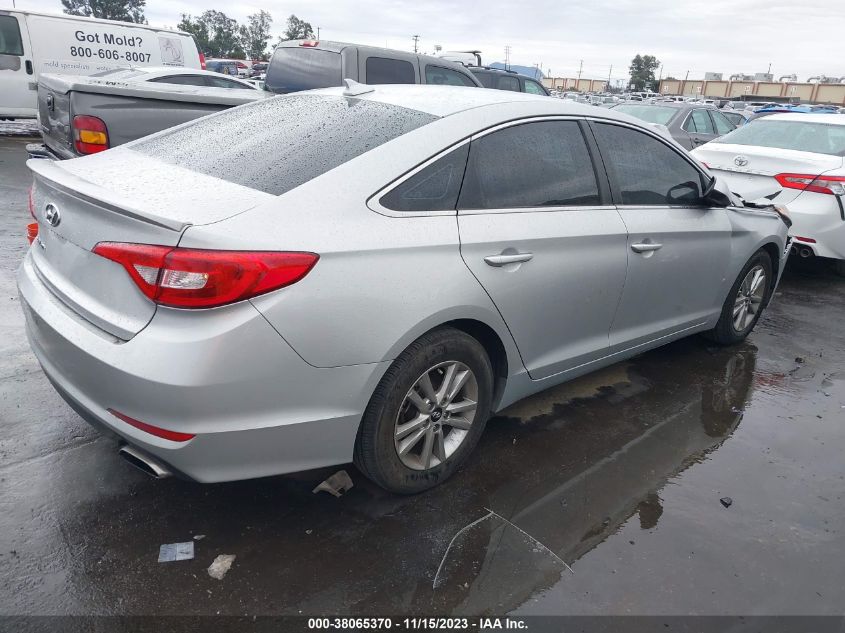 2015 HYUNDAI SONATA SE - 5NPE24AF2FH038156