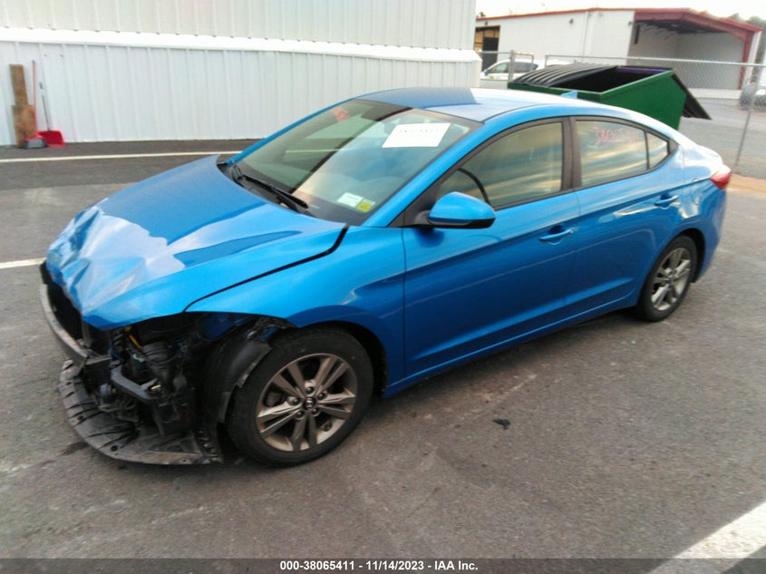 VIN 5NPD84LF6JH378930 2018 HYUNDAI ELANTRA SEL