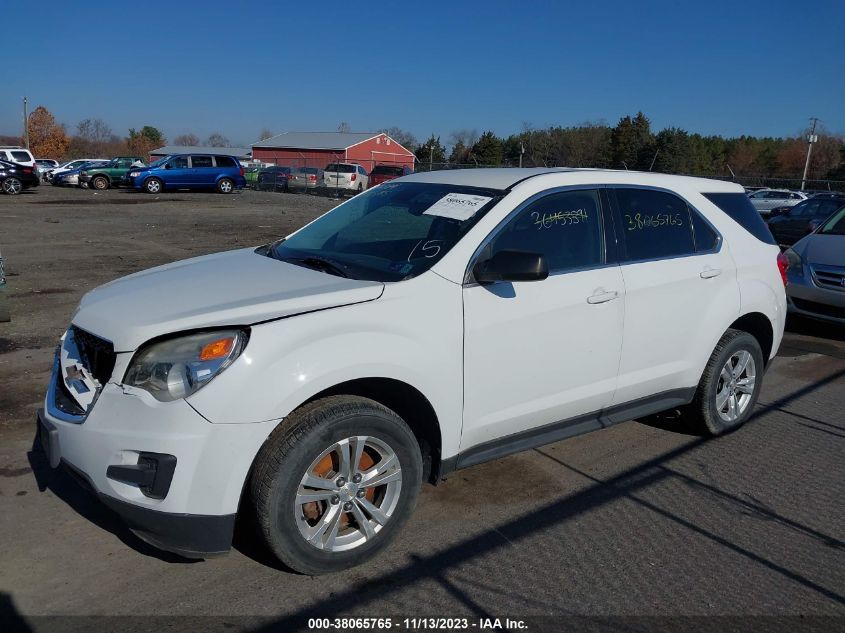 2013 CHEVROLET EQUINOX LS - 1GNALBEK1DZ125616