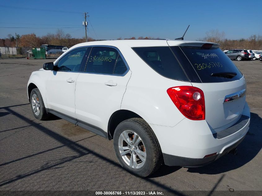 2013 CHEVROLET EQUINOX LS - 1GNALBEK1DZ125616