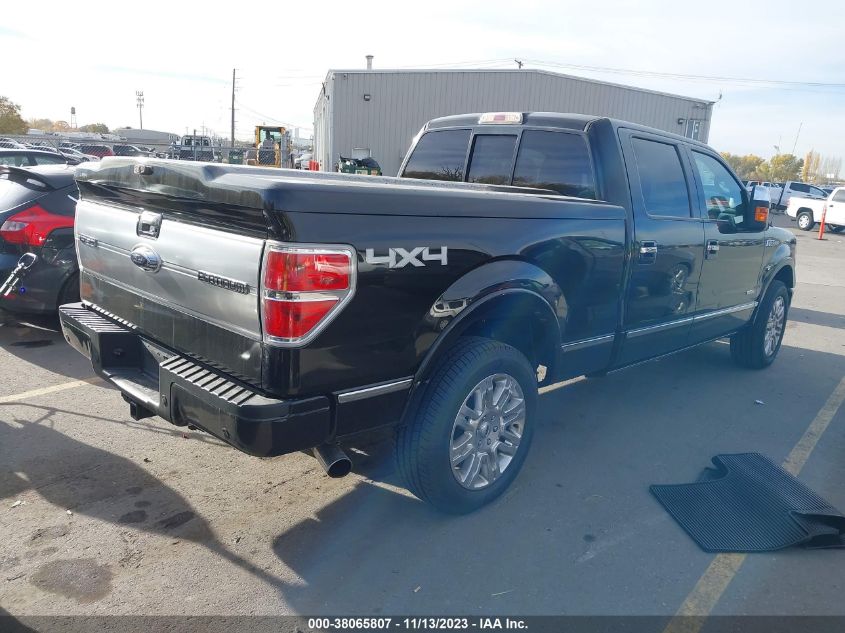 2013 FORD F-150 PLATINUM - 1FTFW1ET5DFA18062