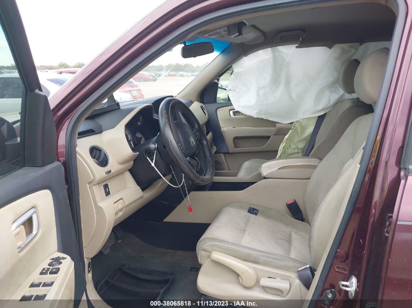 2013 HONDA PILOT LX - 5FNYF3H21DB035193