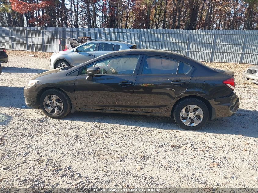 2014 HONDA CIVIC LX - 2HGFB2F55EH521450