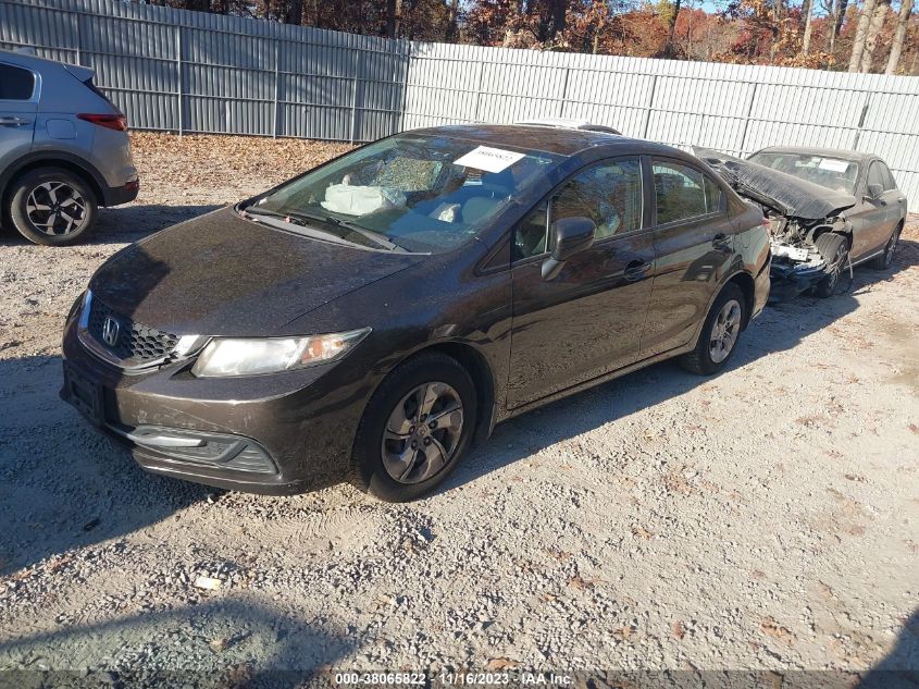 2014 HONDA CIVIC LX - 2HGFB2F55EH521450
