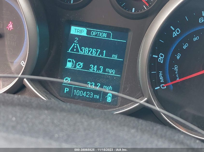 2014 CHEVROLET CRUZE LT - 1G1PC5SBXE7485269