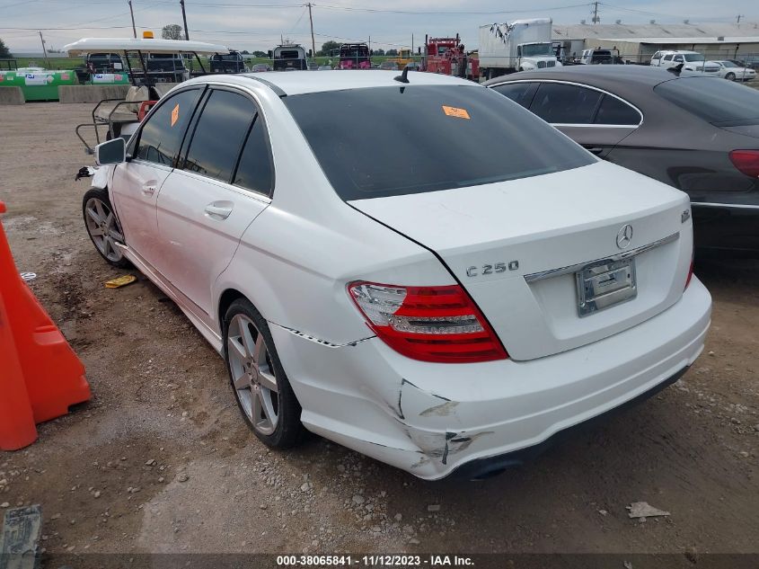 2014 MERCEDES-BENZ C 250 - WDDGF4HB9EA954683