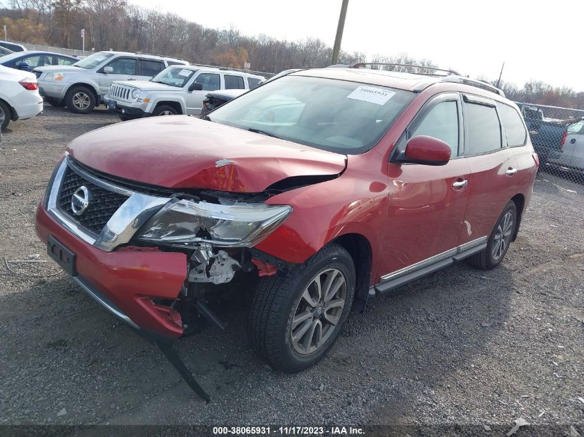 2014 NISSAN PATHFINDER SL - 5N1AR2MMXEC707854