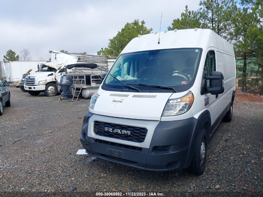 2019 RAM PROMASTER 2500 HIGH ROOF 159" WB 3C6TRVDGXKE561573