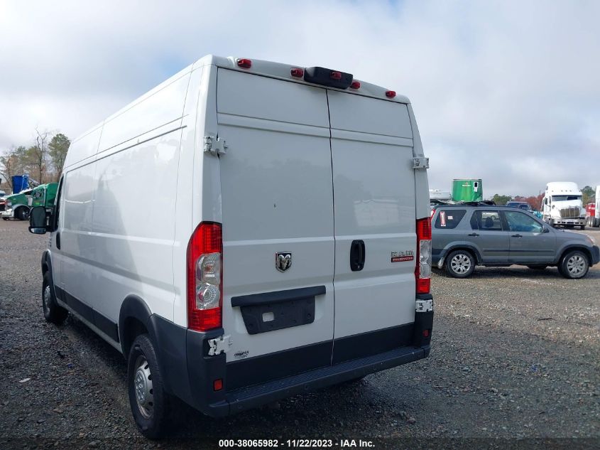 2019 RAM PROMASTER 2500 HIGH ROOF 159" WB 3C6TRVDGXKE561573