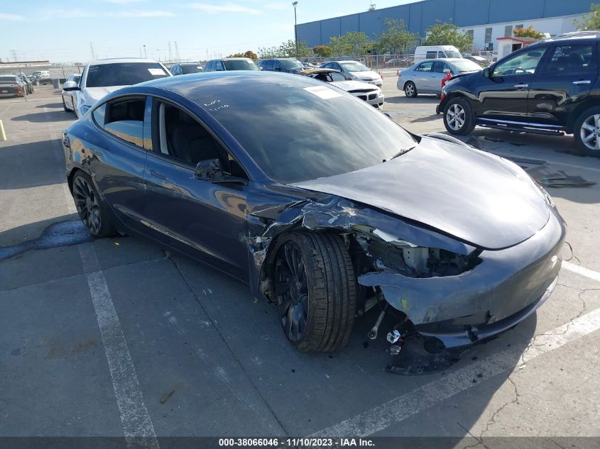5YJ3E1EB8PF387343 TESLA MODEL 3 LONG RANGE DUAL MOTOR 2023