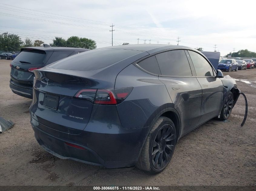 2022 TESLA MODEL Y - 7SAYGDEE9NF437212
