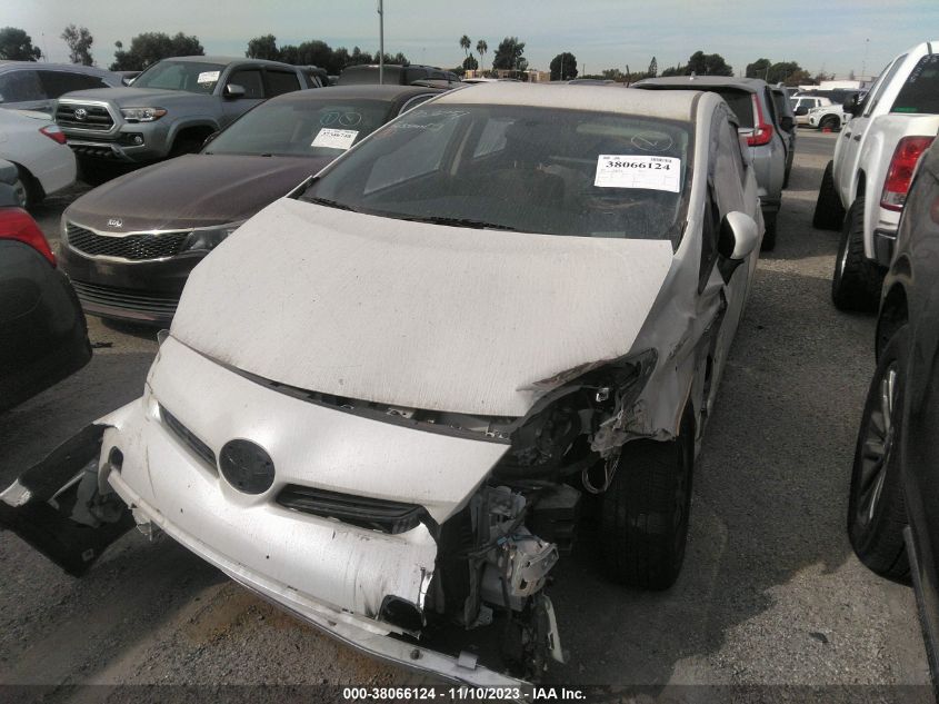 2015 TOYOTA PRIUS FOUR - JTDKN3DUXF0442236