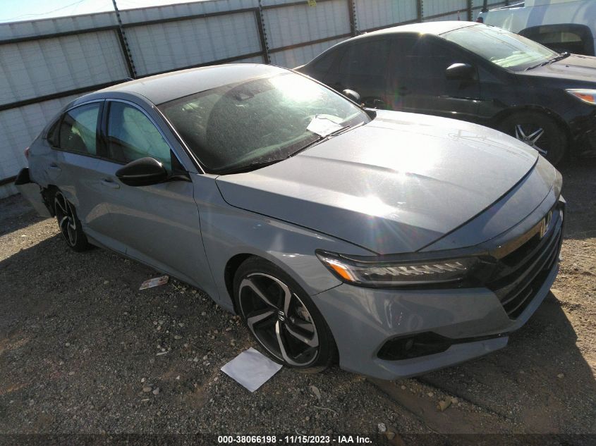 2022 HONDA ACCORD SPORT - 1HGCV1F33NA109125