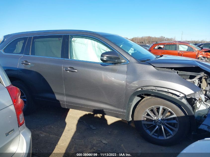 2017 TOYOTA HIGHLANDER XLE - 5TDJZRFHXHS483761