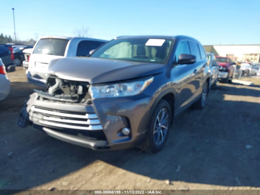 2017 TOYOTA HIGHLANDER XLE - 5TDJZRFHXHS483761