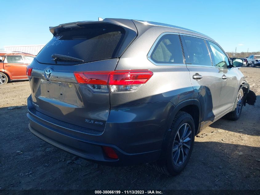 2017 TOYOTA HIGHLANDER XLE - 5TDJZRFHXHS483761