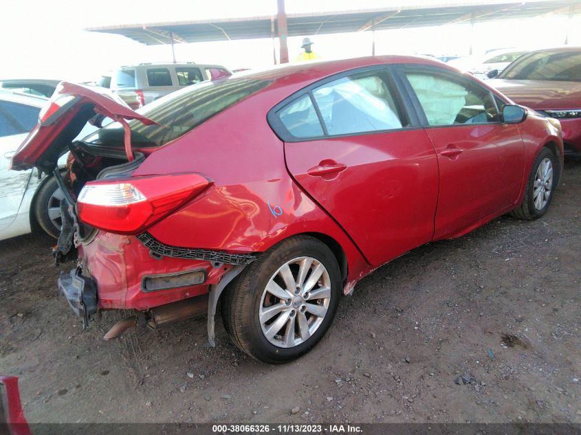 2016 KIA FORTE LX - KNAFX4A6XG5449325