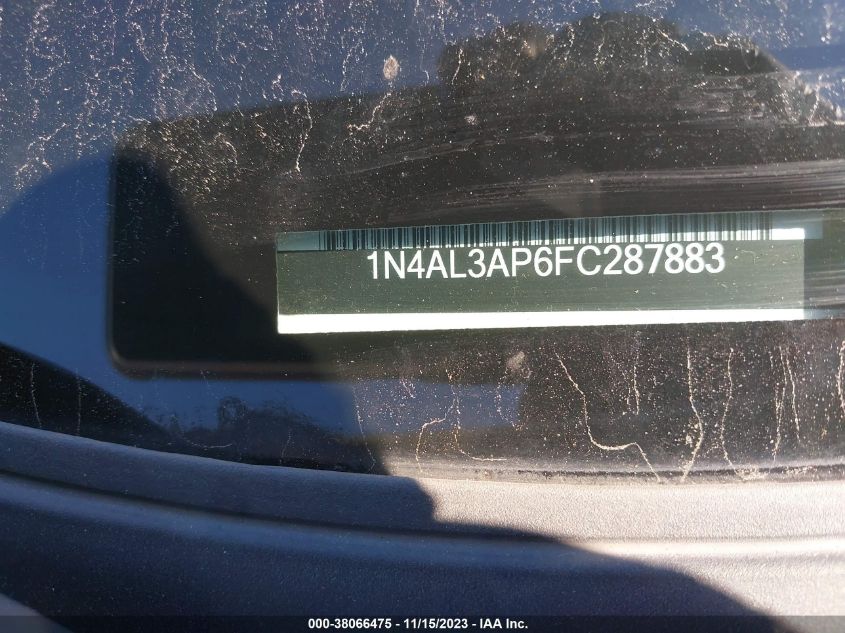 2015 NISSAN ALTIMA 2.5/S/SV/SL - 1N4AL3AP6FC287883