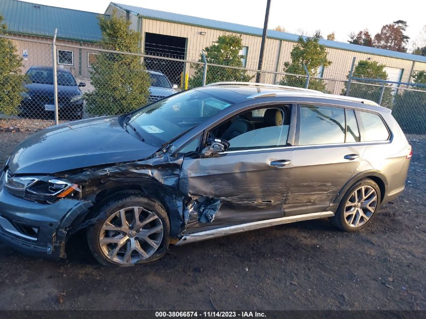 2019 VOLKSWAGEN GOLF ALLTRACK TSI S/TSI SE/TSI SEL 3VWH17AU1KM507643