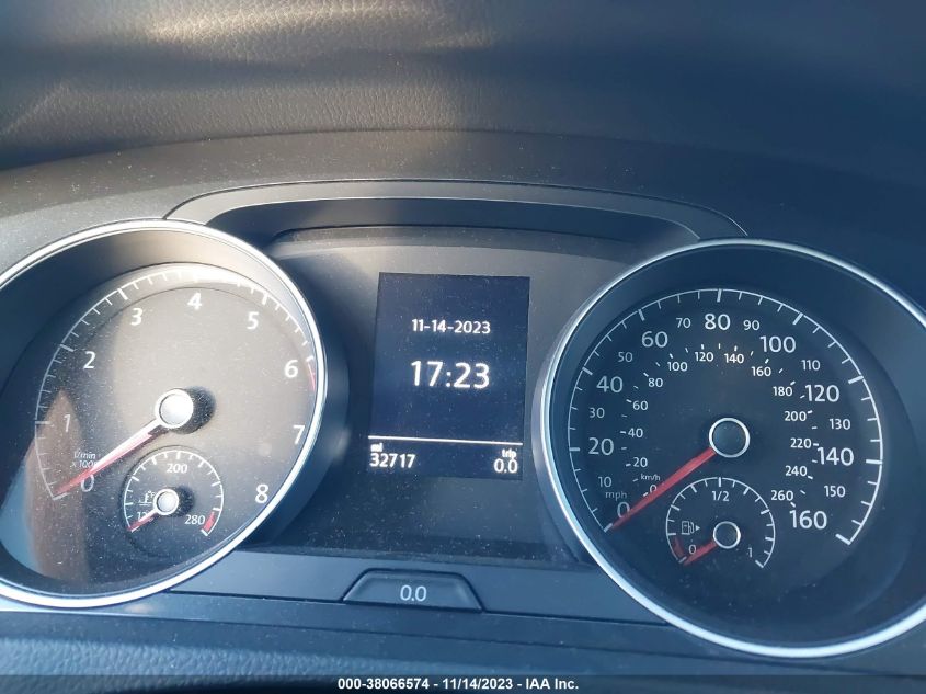 2019 VOLKSWAGEN GOLF ALLTRACK TSI S/TSI SE/TSI SEL 3VWH17AU1KM507643
