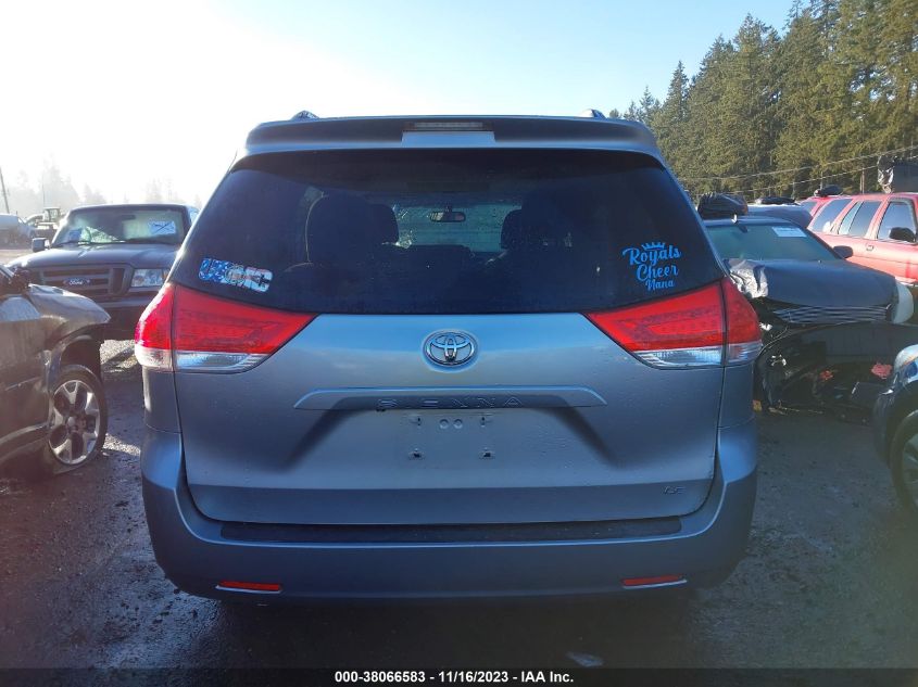 2013 TOYOTA SIENNA LE V6 8 PASSENGER - 5TDKK3DC0DS339482