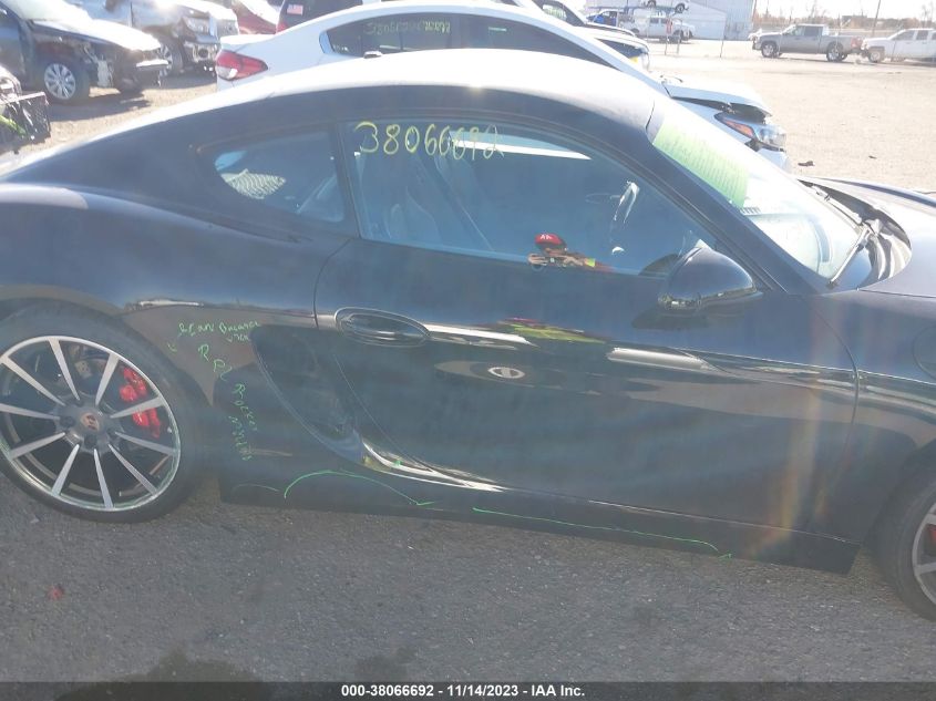 2014 PORSCHE CAYMAN S WP0AB2A88EK192312