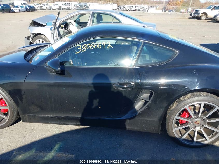 2014 PORSCHE CAYMAN S WP0AB2A88EK192312