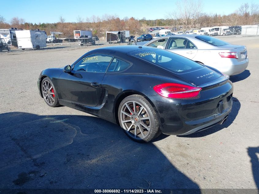 2014 PORSCHE CAYMAN S WP0AB2A88EK192312