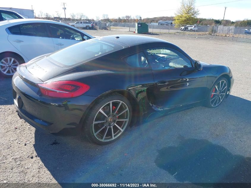 2014 PORSCHE CAYMAN S WP0AB2A88EK192312