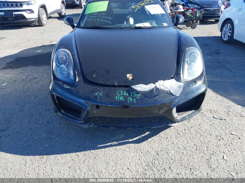 2014 PORSCHE CAYMAN S WP0AB2A88EK192312