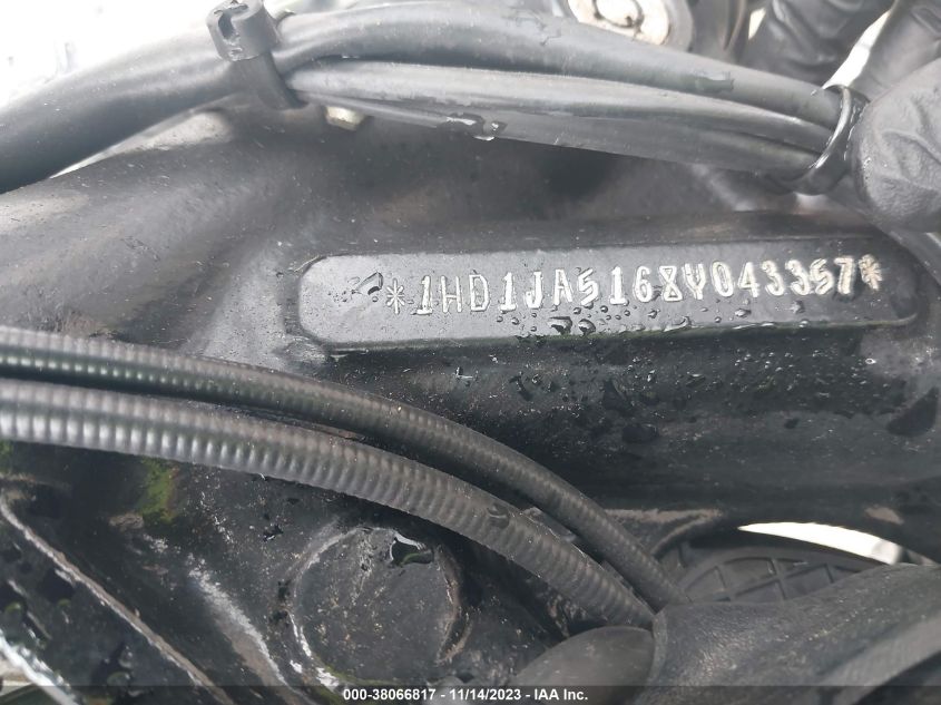 2008 HARLEY-DAVIDSON FXSTB 1HD1JA5168Y043357