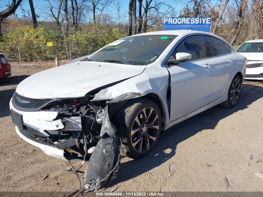 2015 CHRYSLER 200 C - 1C3CCCCG2FN509604