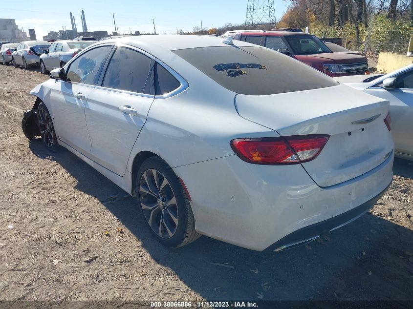 2015 CHRYSLER 200 C - 1C3CCCCG2FN509604