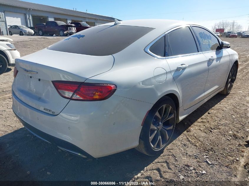 2015 CHRYSLER 200 C - 1C3CCCCG2FN509604