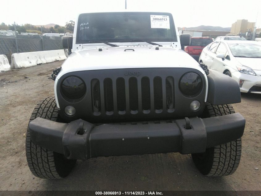 2014 JEEP WRANGLER UNLIMITED SPORT - 1C4BJWDG0EL233317