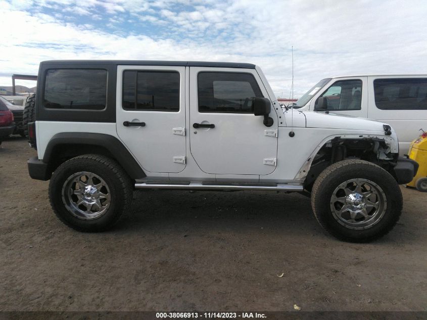 2014 JEEP WRANGLER UNLIMITED SPORT - 1C4BJWDG0EL233317