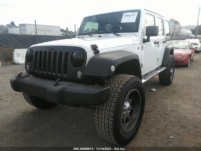 2014 JEEP WRANGLER UNLIMITED SPORT - 1C4BJWDG0EL233317
