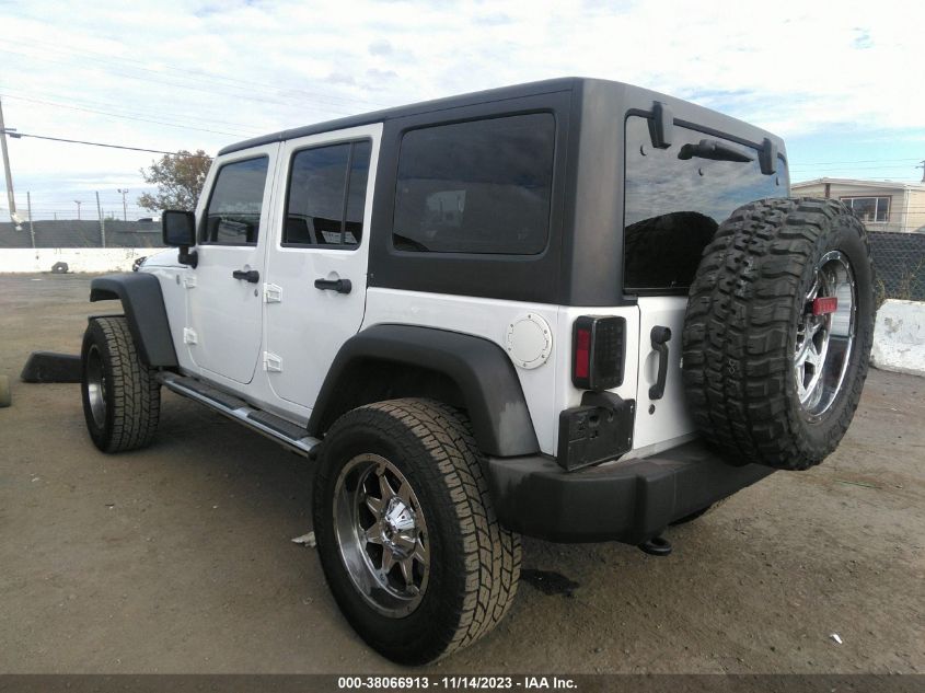 2014 JEEP WRANGLER UNLIMITED SPORT - 1C4BJWDG0EL233317