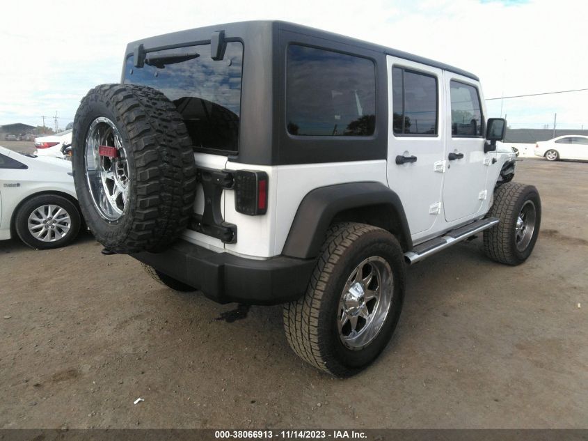 2014 JEEP WRANGLER UNLIMITED SPORT - 1C4BJWDG0EL233317