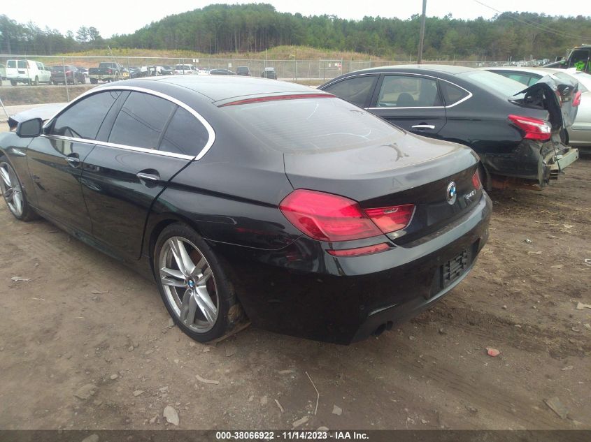 2013 BMW 640I GRAN COUPE 640I WBA6A0C54DDZ03911