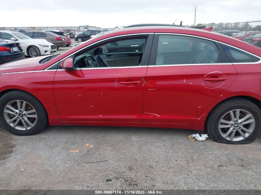 2017 HYUNDAI SONATA 2.4L - 5NPE24AF4HH560094